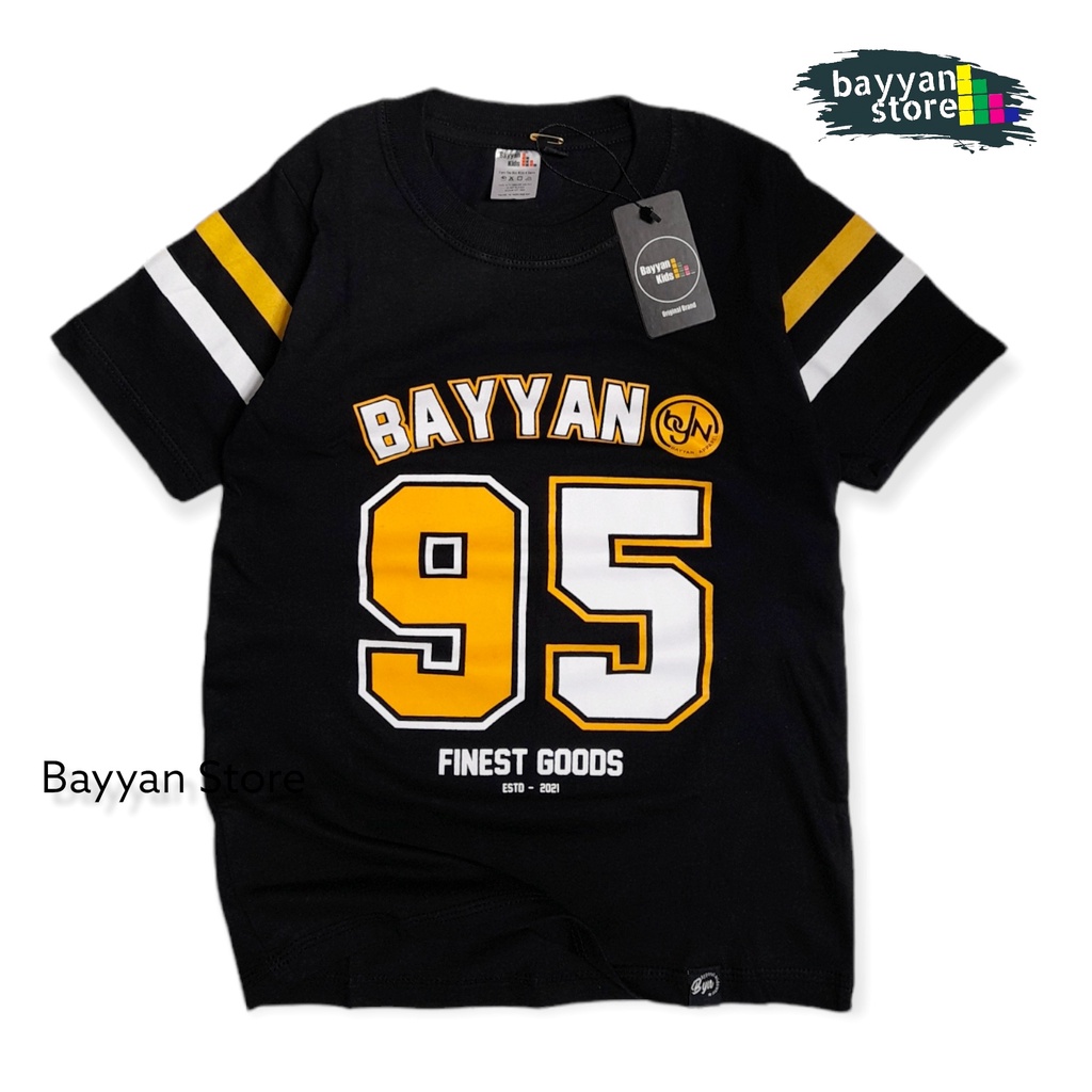 Bayyan Kaos Distro Anak Laki Laki Umur 1-12 Tahun Baju Anak Laki Laki Cotton