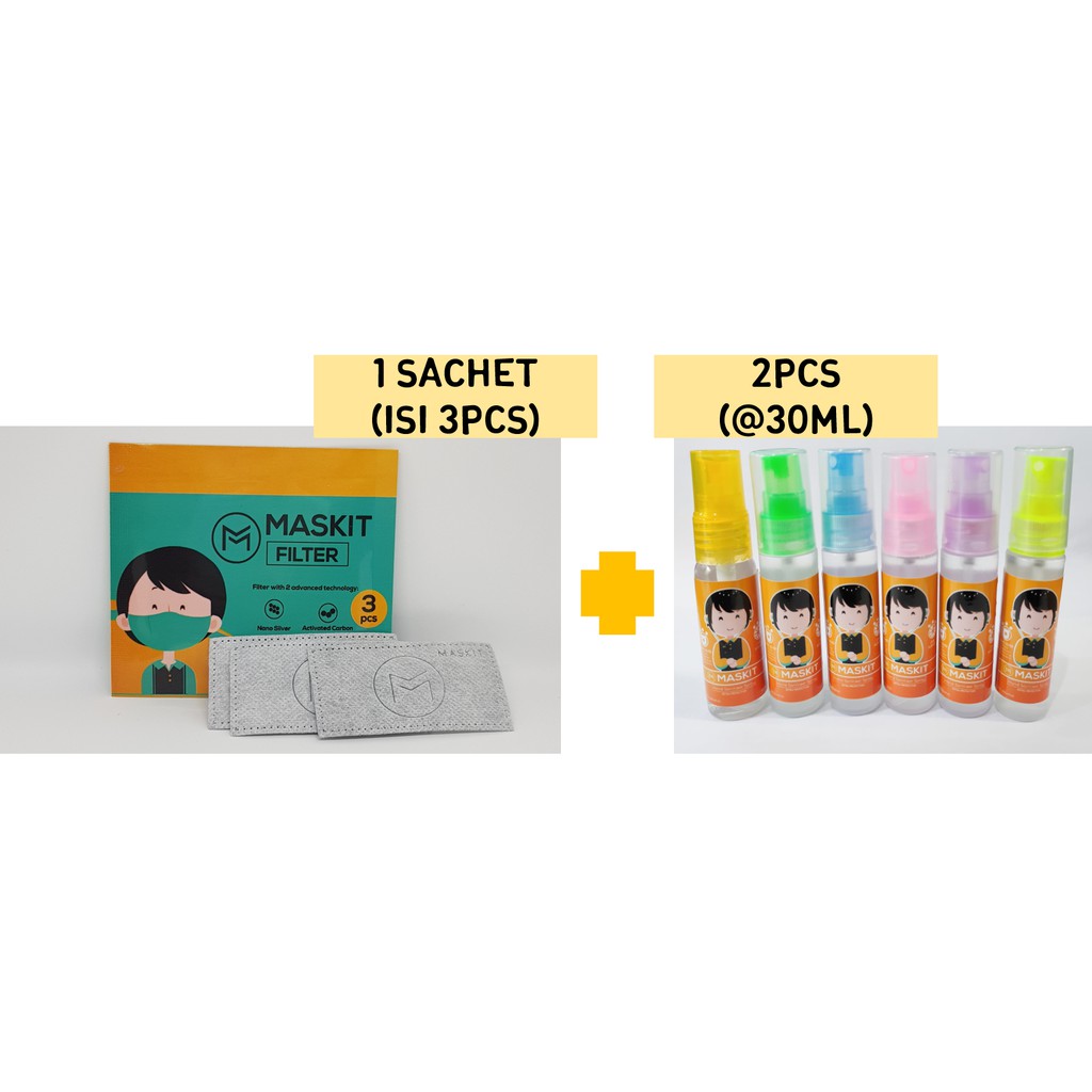 

Paket Filter Maskit & Hand Sanitizer 2pcs