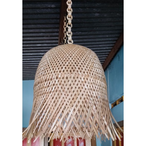 Brezybeauty05 Paket Kap Lampu Rumbai Besar Kap Lampu Bambu Kap Lampu Gantung Kap Lampu Hias