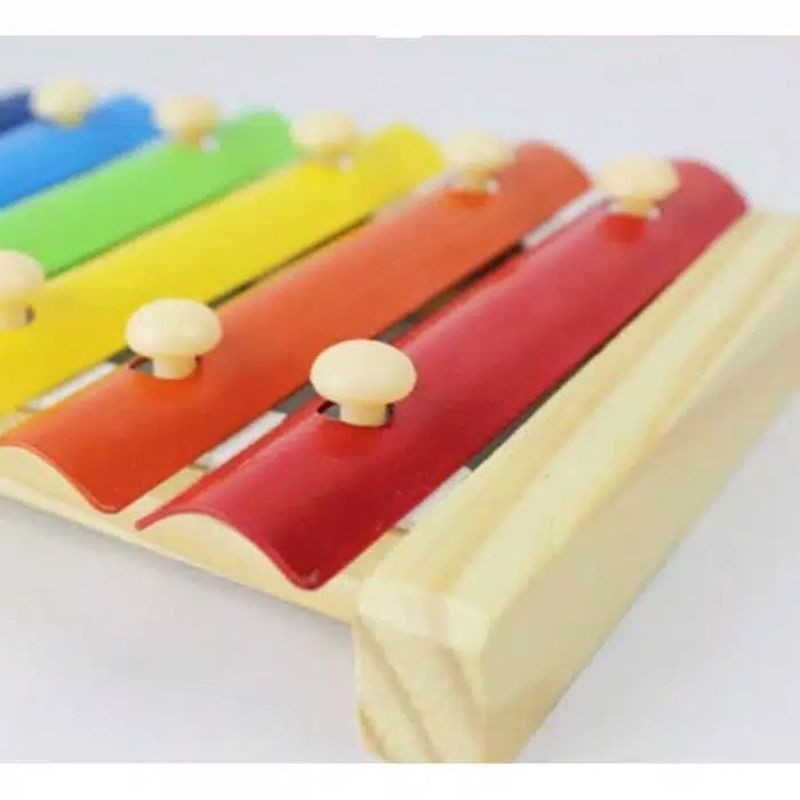 Xylophone Alat Musik Ketukan Kayu Mainan Edukasi Anak