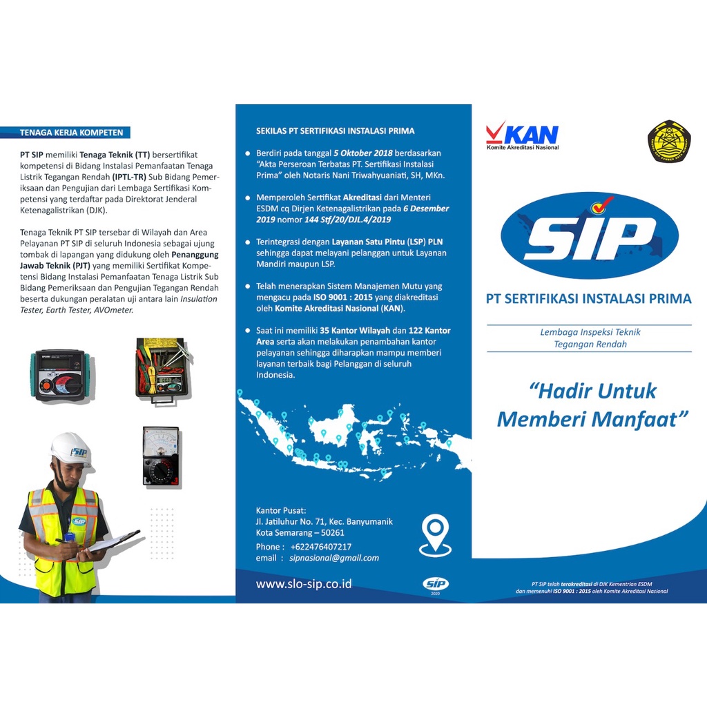 Sertifikat Laik Operasi (SLO) PLN dan NIDI  (Jawa Timur)
