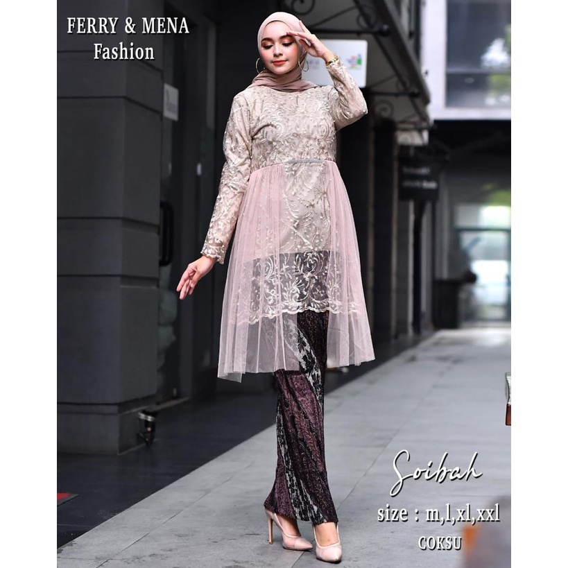 terbaruuuu setelan kebaya tunik soibah//tunik modern terbaru//kebaya wisuda//kebaya tunangan modern//kebaya pesta keluarga