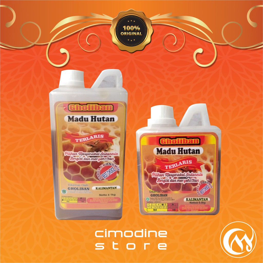 

Madu Hutan Kalimantan Asli Gholiban 500 gr & 1Kg / Exp Masih Lama