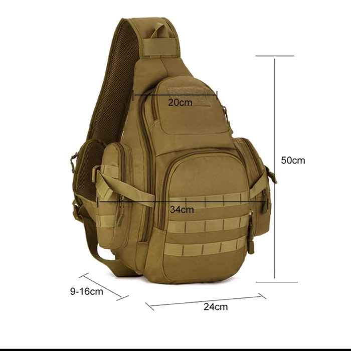 Tas Sling Army Bulle Xh805 / Tas Outdoor / Survival