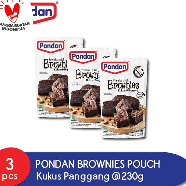 

S5BO PONDAN BROWNIES KUKUS PANGGANG (3 POUCH) 7SQH