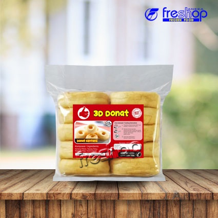 Donat Kentang Isi 10 3D Edo Donat