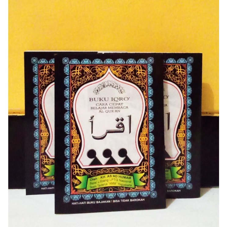 Buku Iqro' Cara cepat membaca Alqur'an
