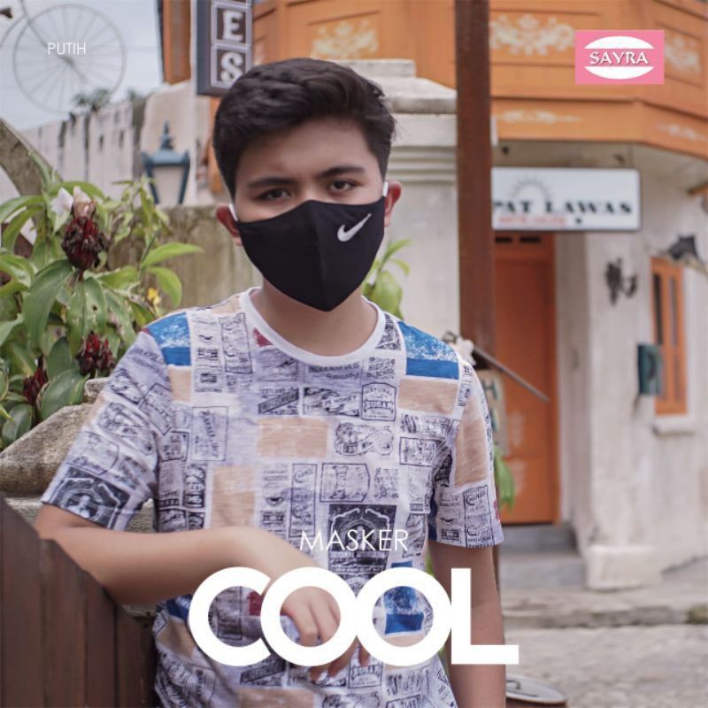 Masker Cool Go Green Original Sayra