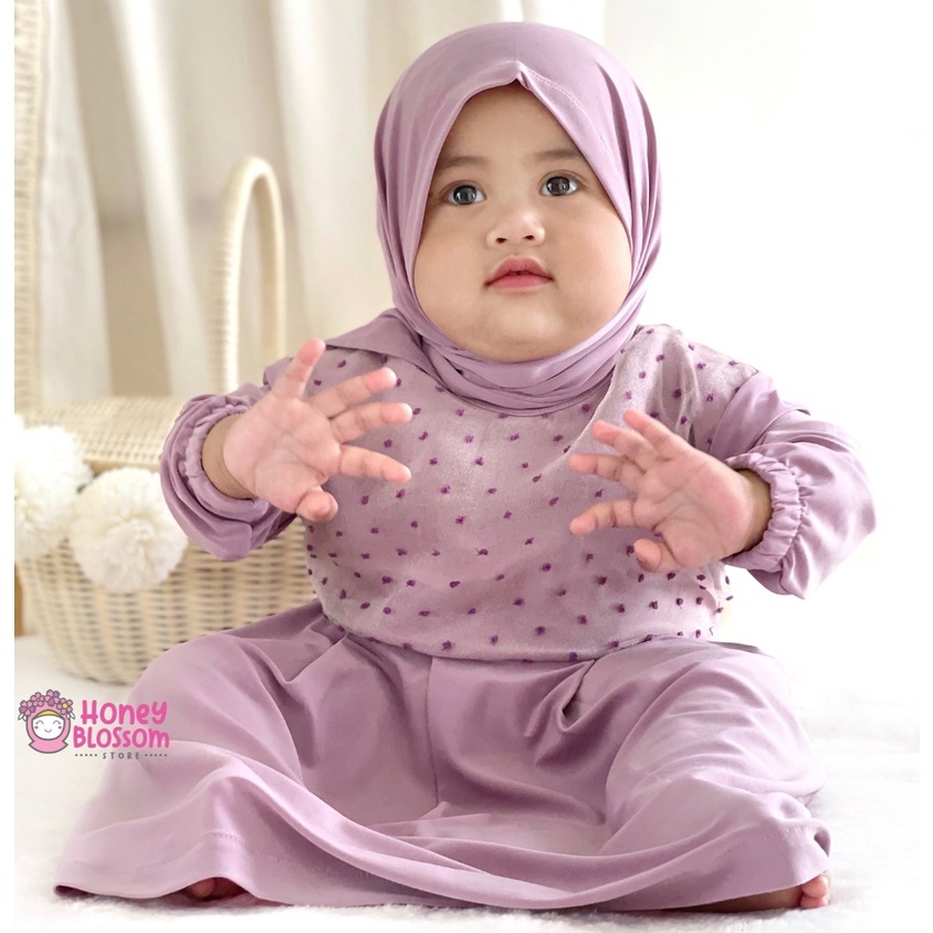 HONEYBLOSSOM gamis bayi murah / gamis bayi perempuan alesha jersey korea