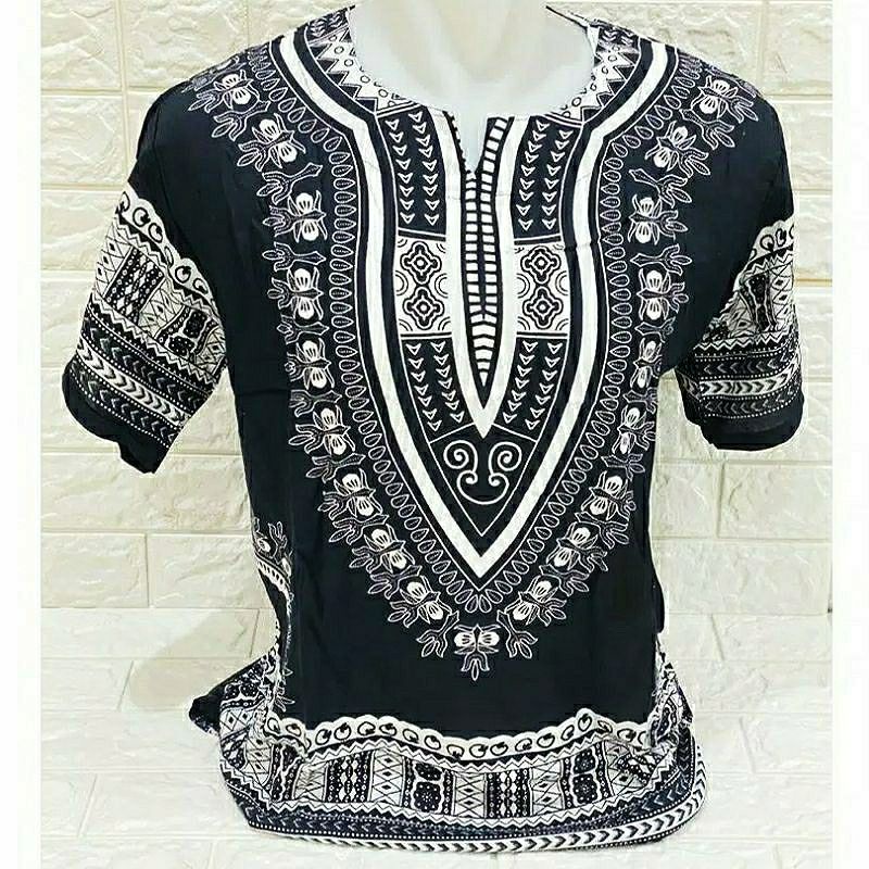 atasan bali dewasa atasan bali baju bali size XL LD 110 cm pjg 72 cm motif daishiki untuk cowok dan cewek