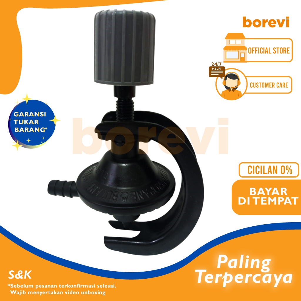 REGULATOR GAS DESTEC COM U12R / REGULATOR GAS TEKANAN RENDAH