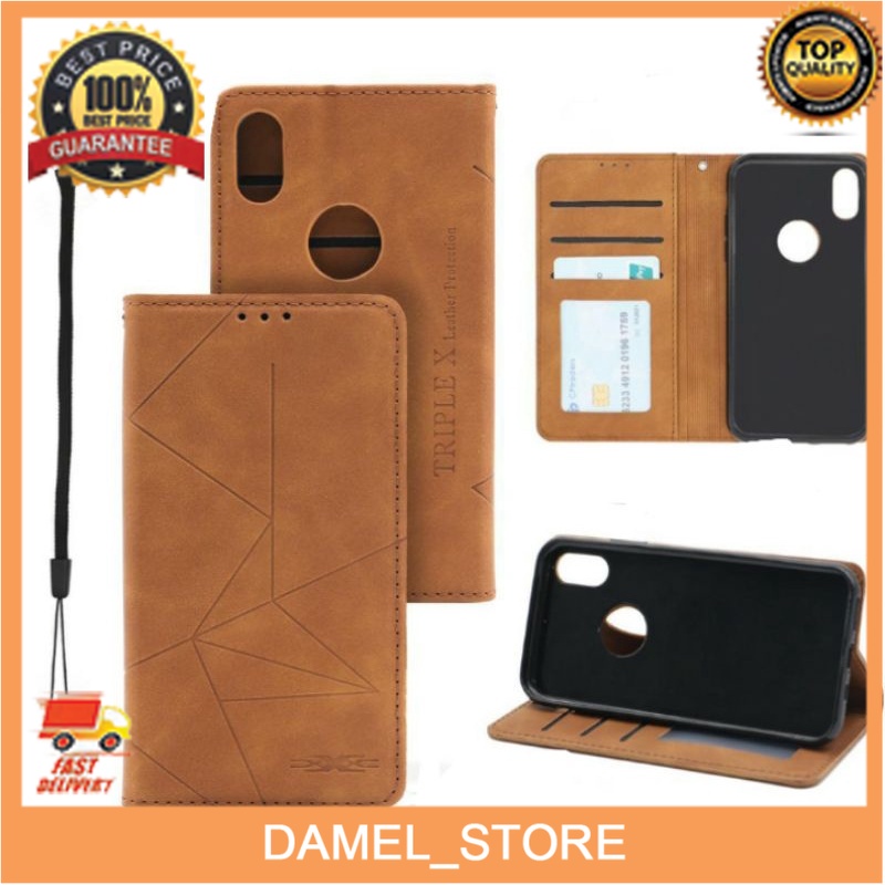 SAMSUNG J2 PRIME J5 PRIME J7 PRIME A7 2017 A7 2018 Magnet Flip Cover Pu Leather Cover