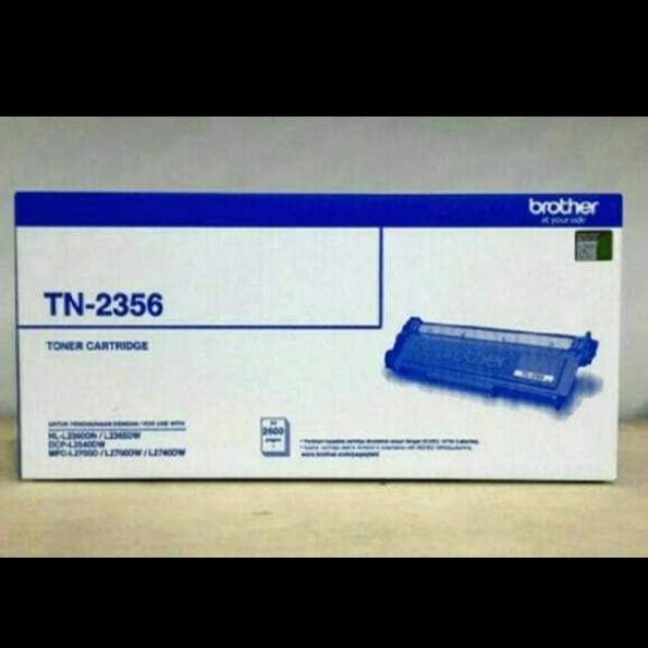 Toner cartridge Brother TN-2356 TN2356 TN 2356 original asli