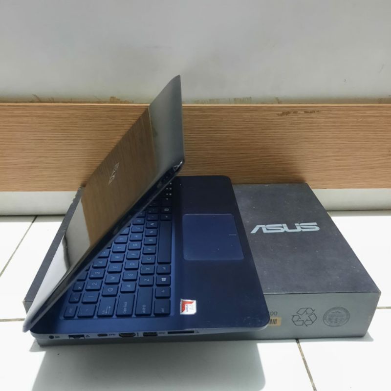 Laptop Asus E402BA, Amd A4-9125 Gen ke 7 Ram 4GB HDD 500GB Vga Amd Radeon R3 Graphic Windows 10 Siap pakai