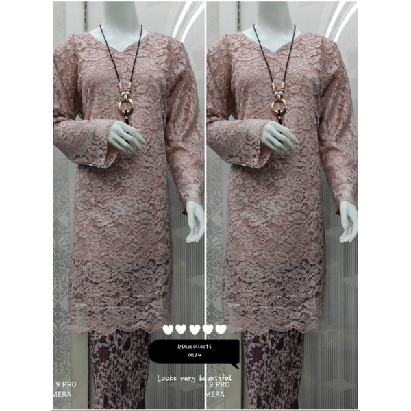 kebaya Tunik Brukat.KebayaMelayu.KebayaAmongTamu.KebayaSeragam.GrosirTanahAbang