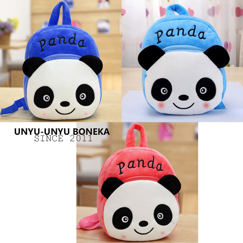 tas ransel anak boneka baby panda cute animal korea hewan ransel sekolah we bare bare ice bear