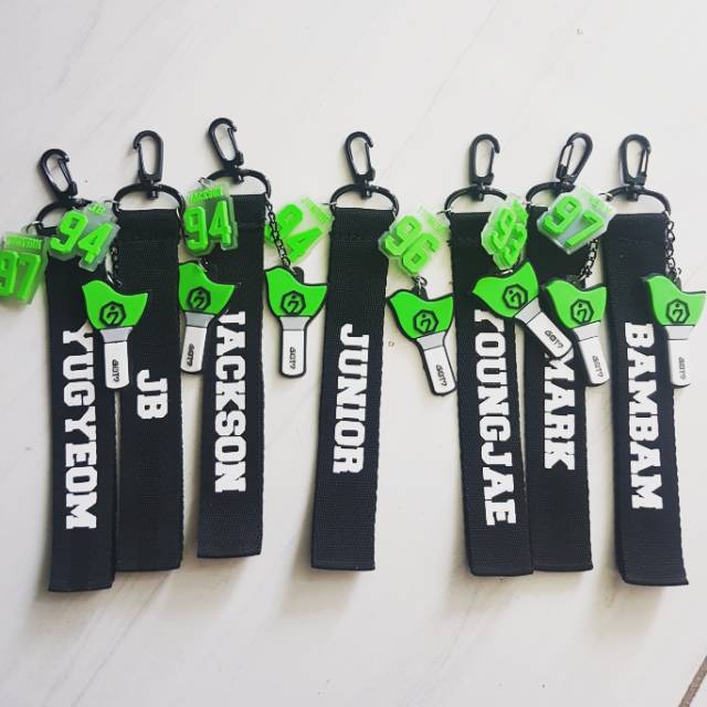 GOT 7 KEYRING KPOP GANTUNGAN KUNCI LANYARD KPOP