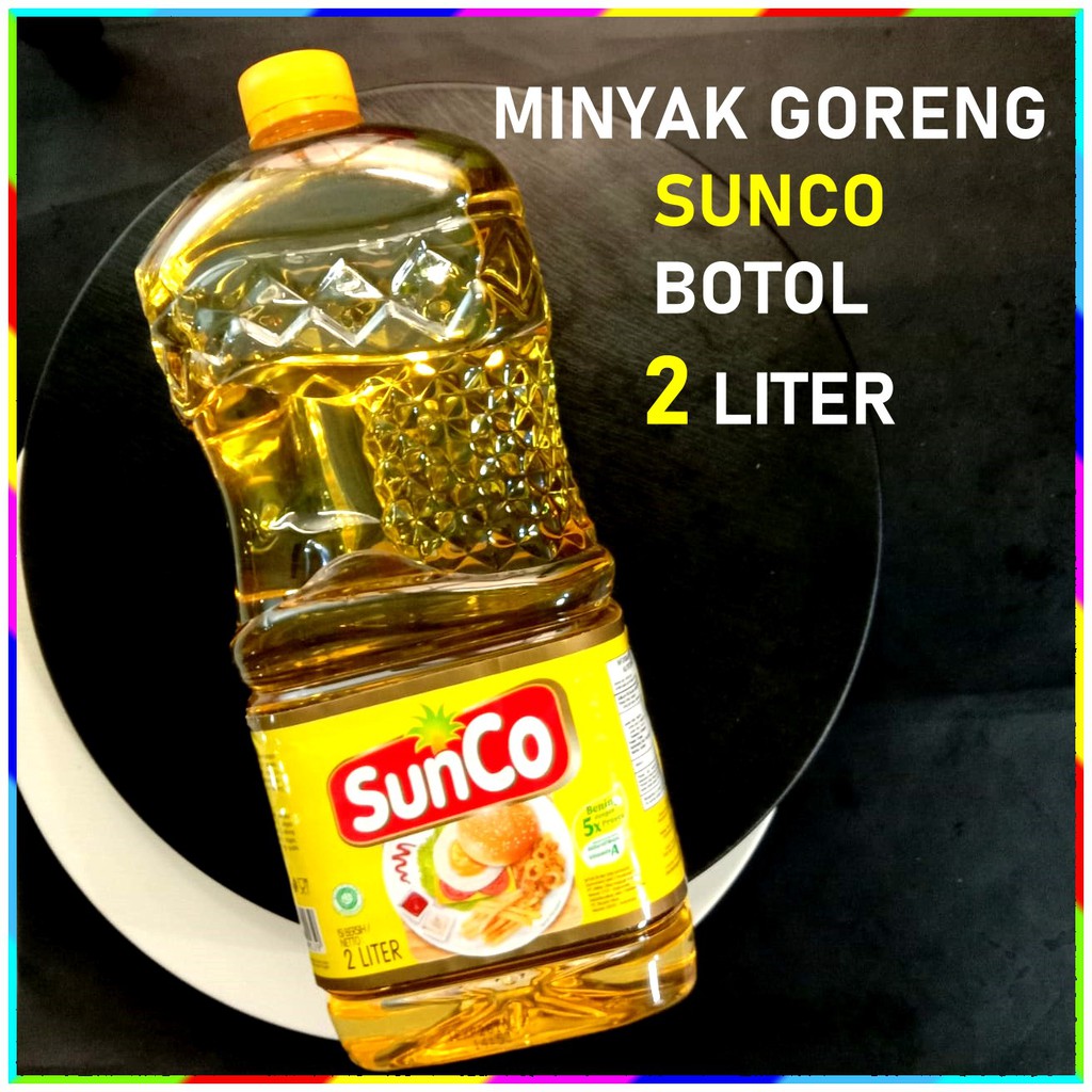 

2 Liter Minyak Goreng Kelapa Masak SUNCO Botol 2 liter