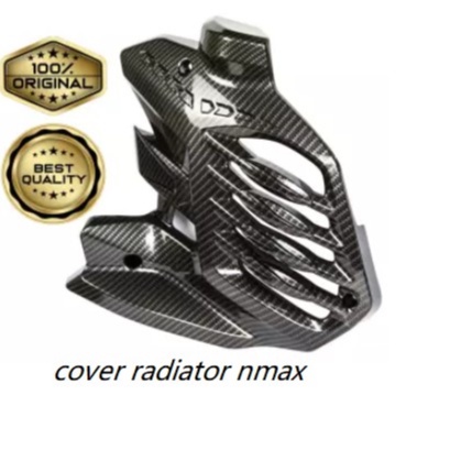 COVER CARBON NMAX BARU / NMAX NEW TAHUN 2020 ~ 2022  PART. TUTUP RADIATOR / TUTUP KIPAS