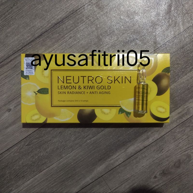 ecer neutro skin lemon & kiwi gold anti aging