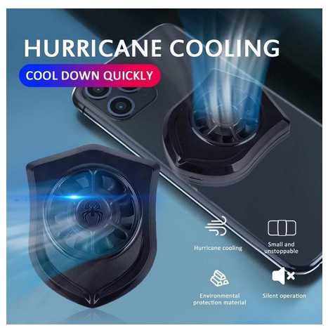 Cooling Fan Hurricane Mobile phone Universal cooler radiator mini port mlbb pubg codm free fire P11