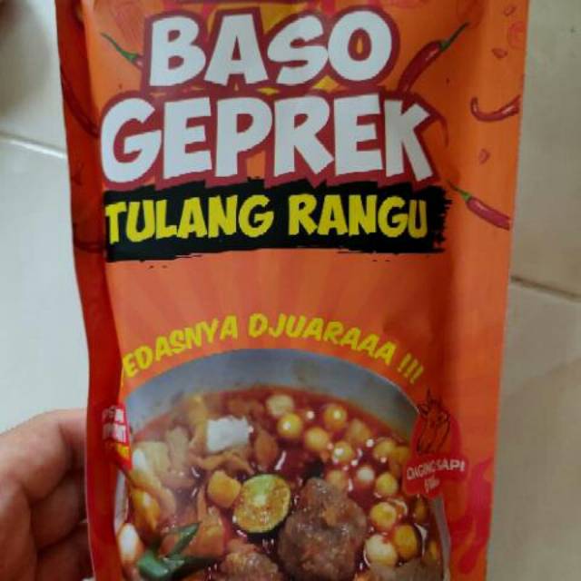 

BAKSO GEPREK TULANG RANGU SAMI RAOS