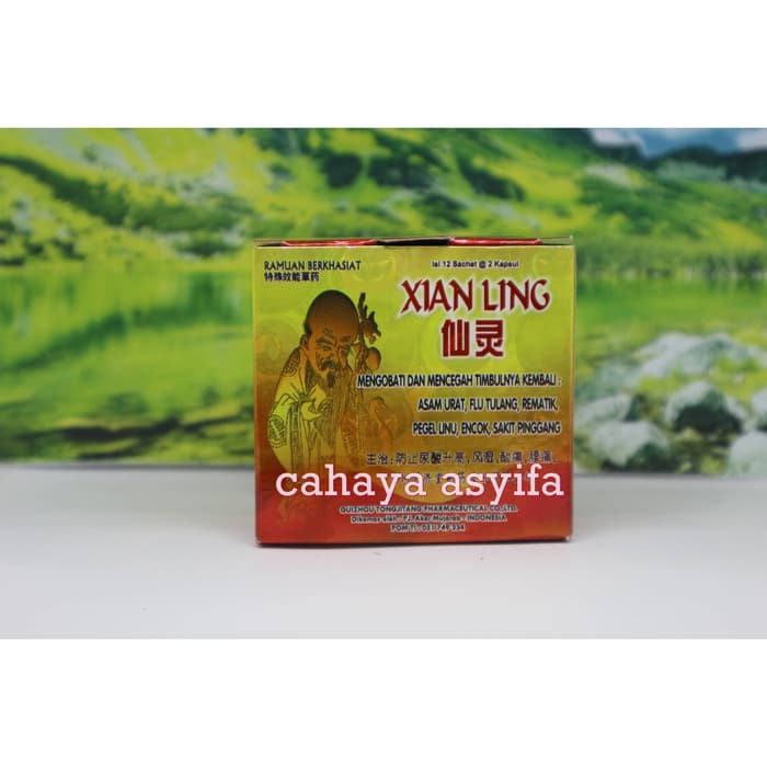 Jual Xian Ling Xianling Kapsul Obat Flu Tulang Reumatik Asam Urat Encok Shopee Indonesia