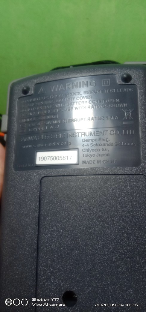 Sanwa Cd800a Digital Multimeter