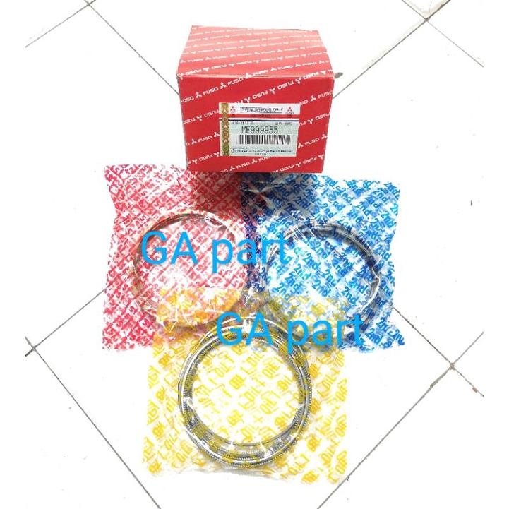 ring piston seher seker mitsubishi fuso fighter 6D16 190ps ME999955 harga 1set 6pc
