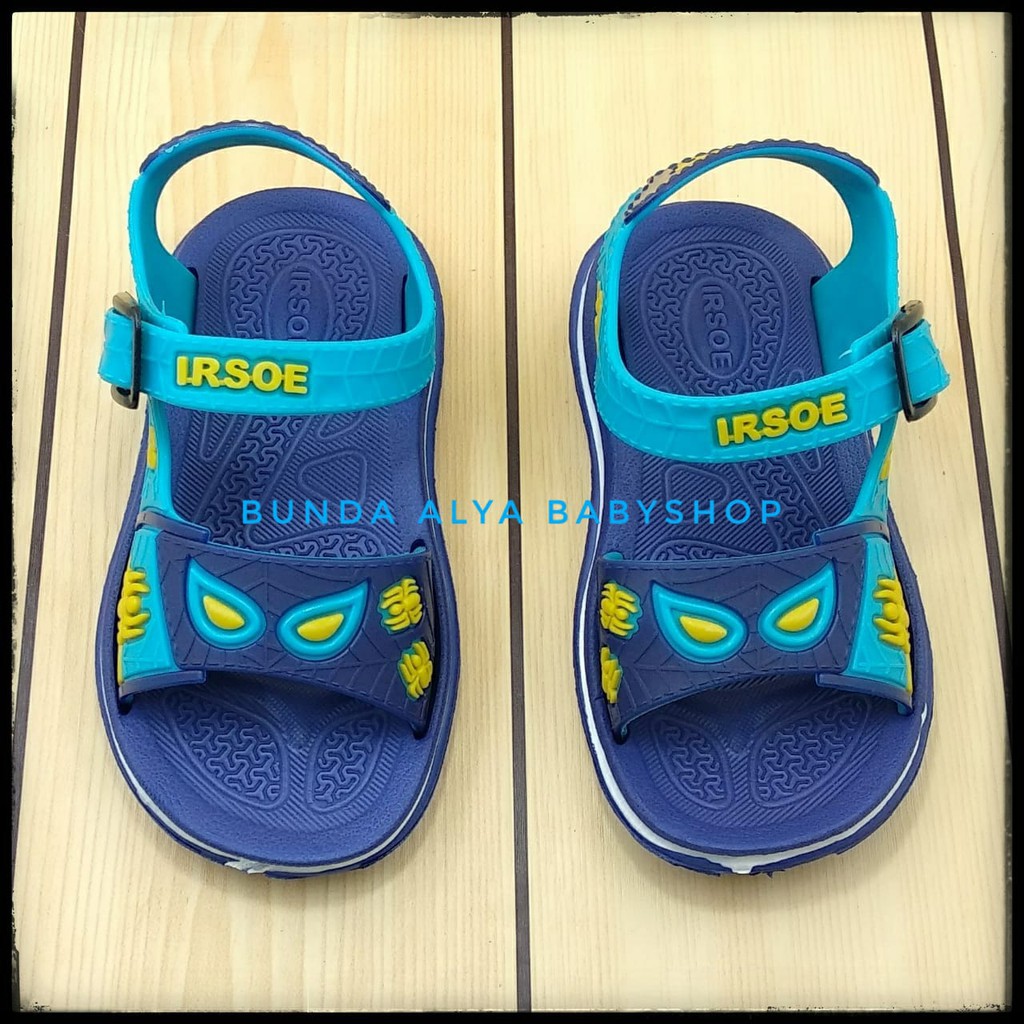 Sendal Anak Laki Laki Karet Usia 4 5 Tahun Size 28 - 30 BIRU - Sandal Anak Cowok EYE AntiLicin Alas Karet