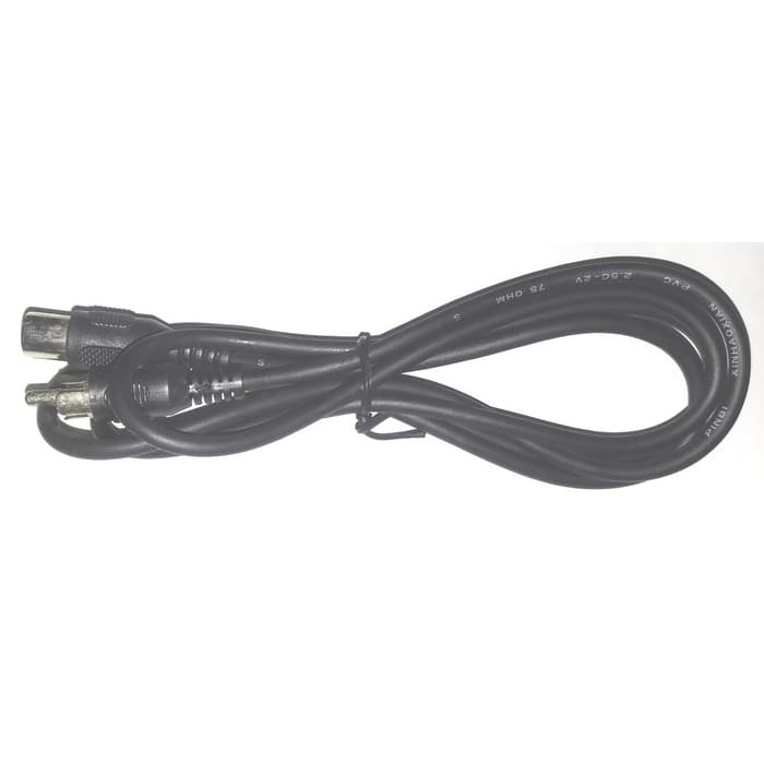kabel Jack TV RF male ke RCA jack 120 cm