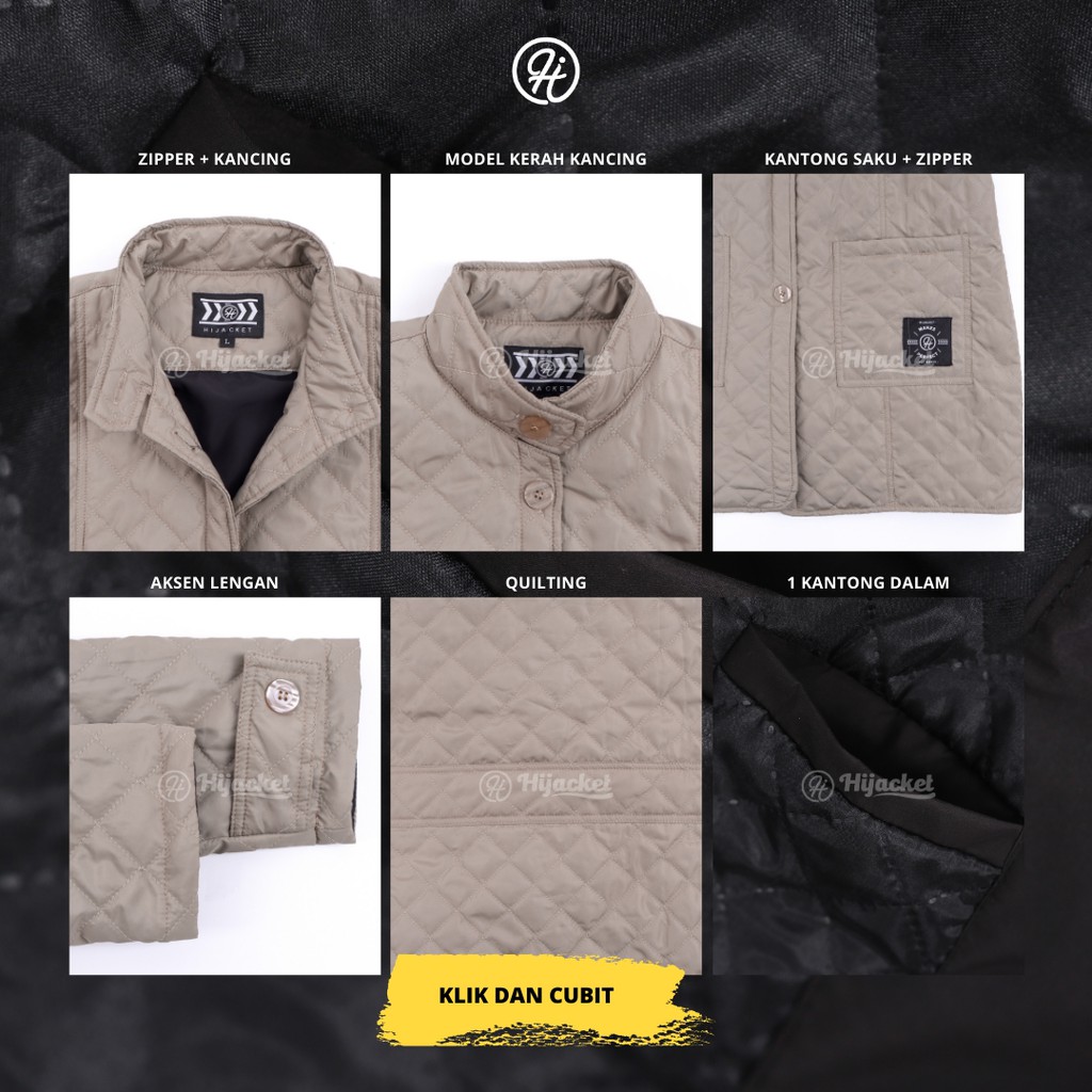 Jaket Wanita Muslimah Jacket Hijab Panjang Hoodie Hijabers Hangat Tebal Murah Hijacket Belva COD-5