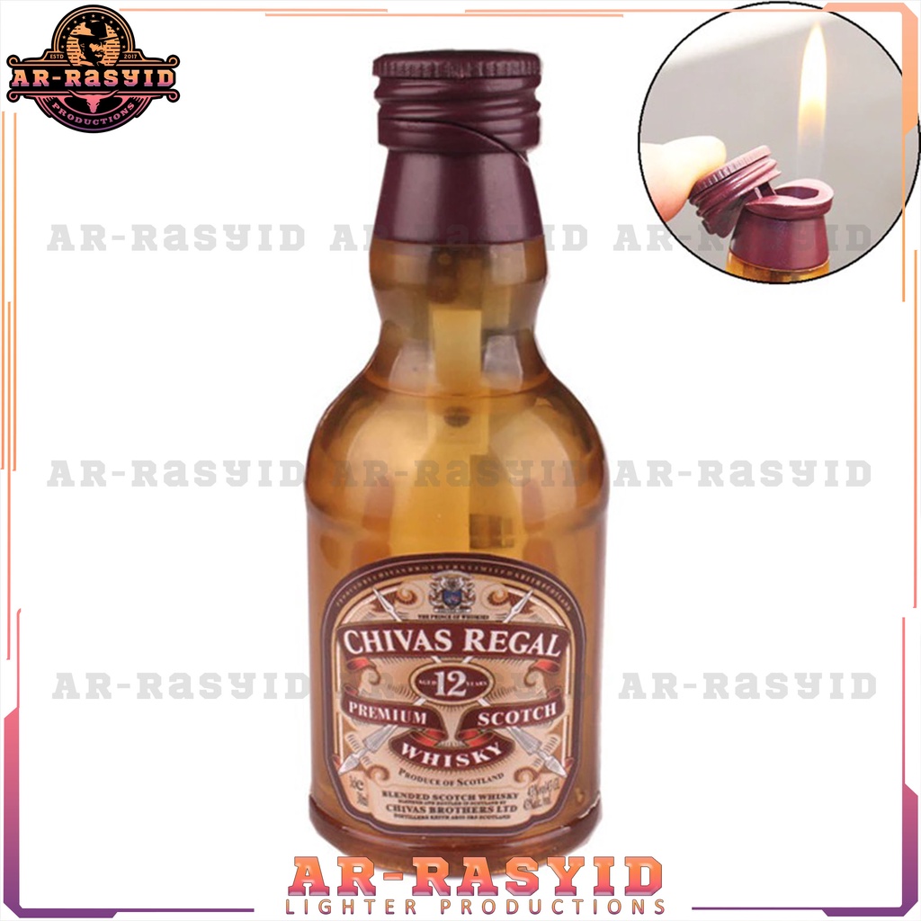 Korek Api Gas Pembuka Tutup Botol Model Botol Chivas Regal COD