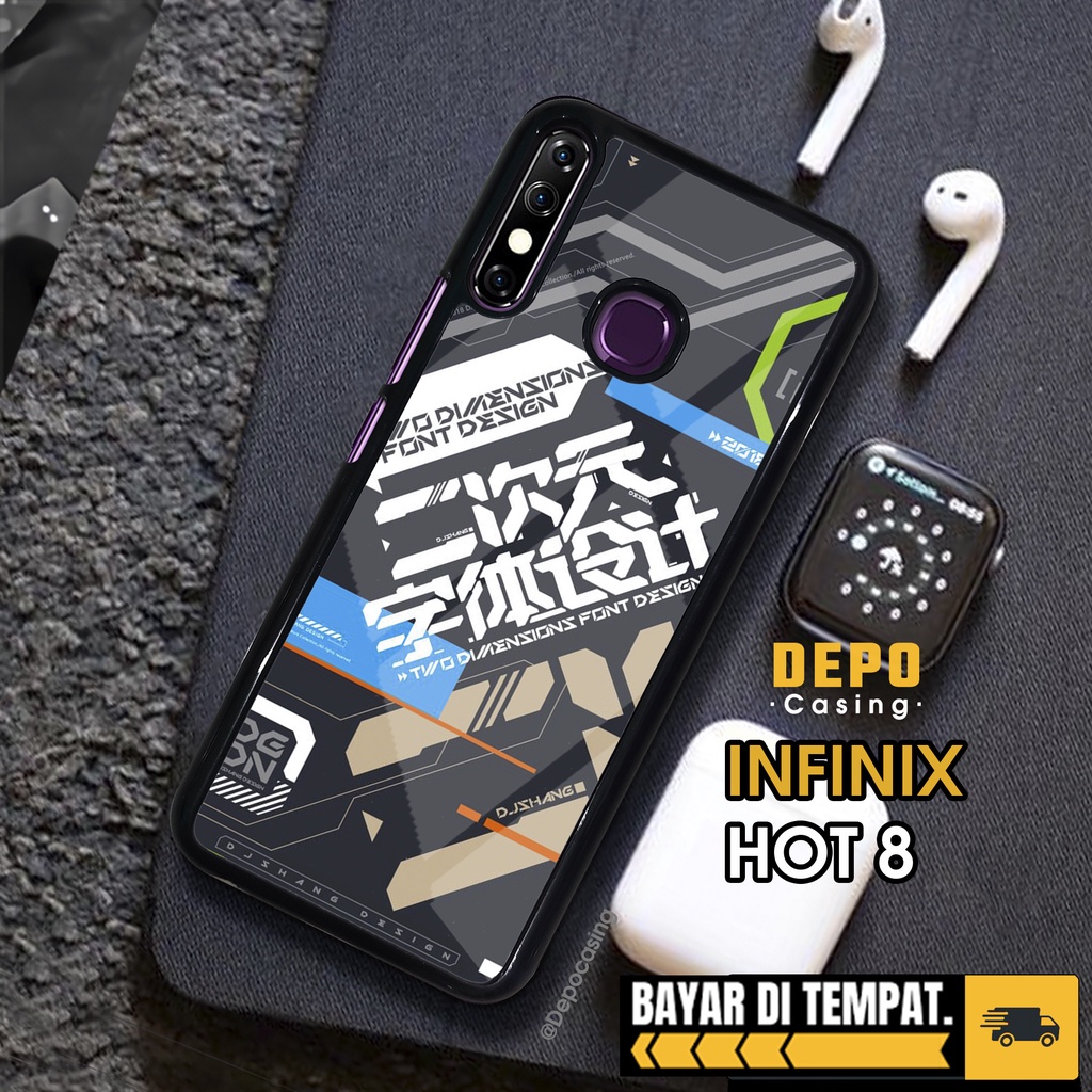 Case Infinix Hot 8 Case Hp Infinix Hot 8 Depo Casing [JPNR] Premium Glossy Case Custom Case Aestheti
