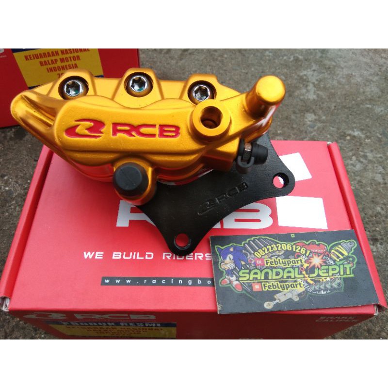 KALIPER BELAKANG RCB AEROX NMAX PCX CALIPER RCB BELAKANG 2 PISTON S SERIES CBR TIGER SUPRA SATRIA FU