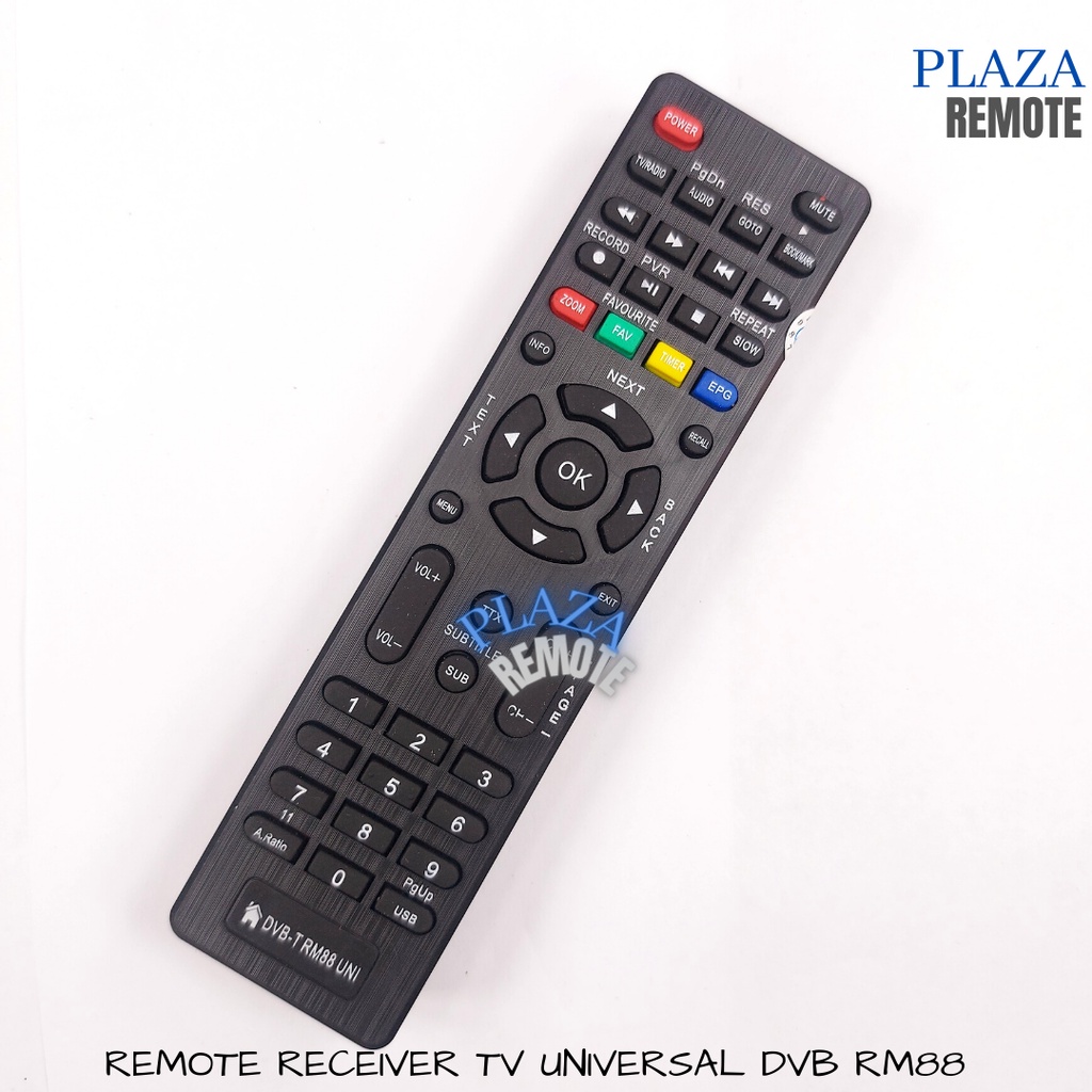 REMOTE SET TOP BOX STB DVB T2 UNIVERSAL RM88 VENUS MATRIX EVENIX SKYBOX