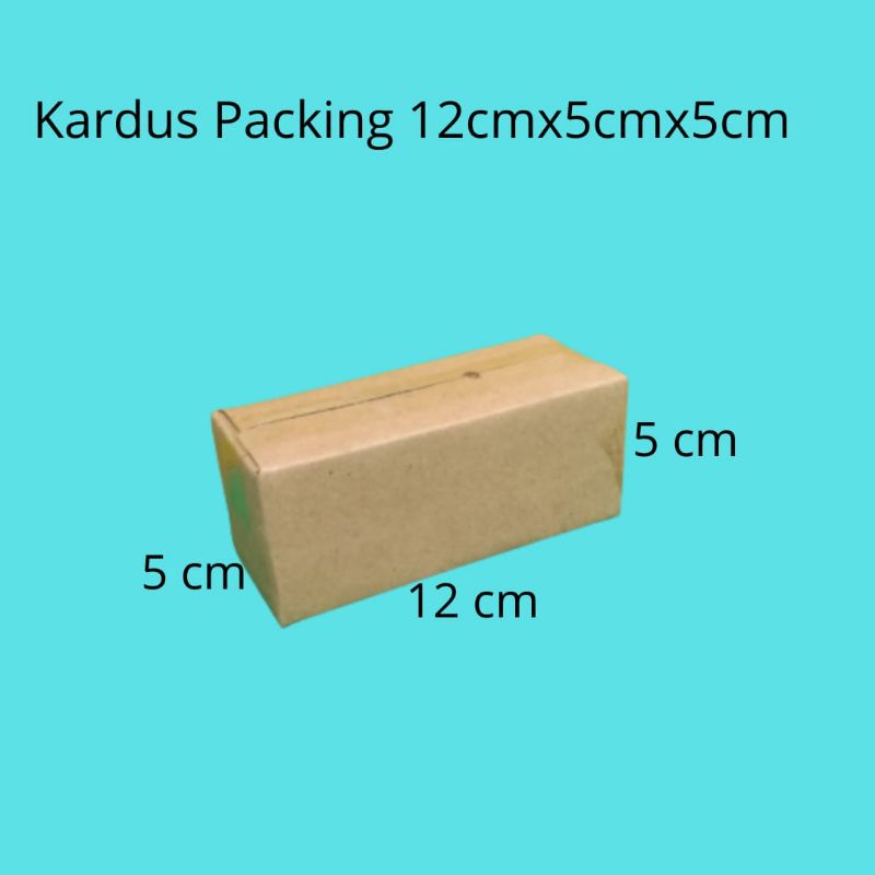 

Kardus Packing Coklat 12cmx5cmx5cm