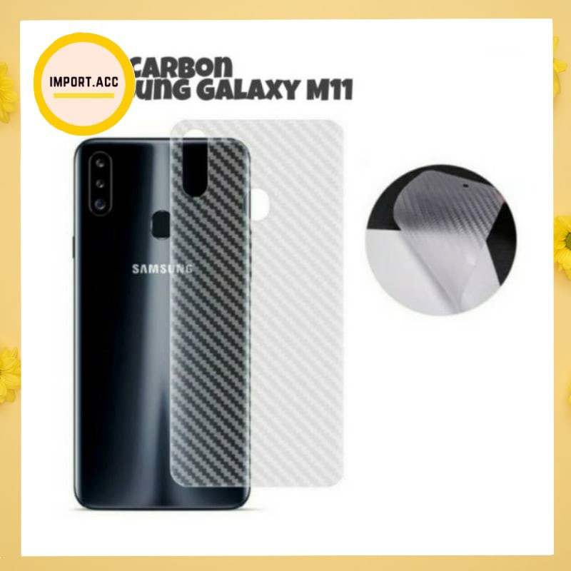 SKIN CARBON SAMSUNG ANTIGORES BELAKANG SKIN BACK 3D [IMPORT]