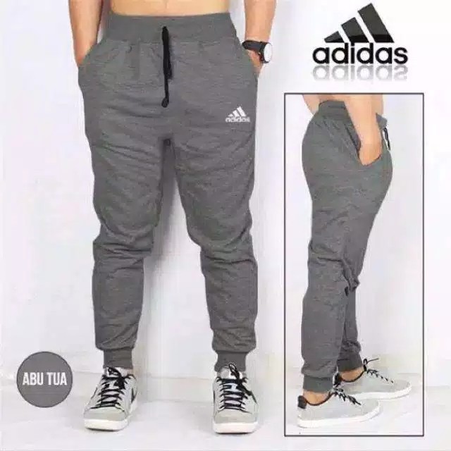 Promo Celana trening joger panjang olahraga running jogging gym training pants All size S-XXLdewasa