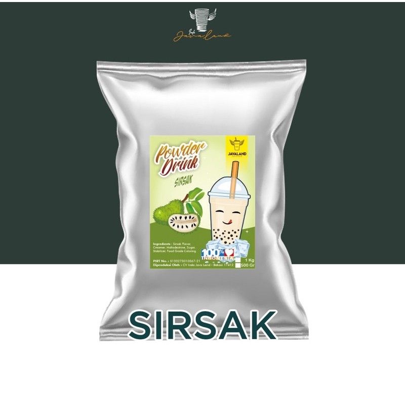 

Sirsak. Bubuk perasa minuman (powder drink) Javaland