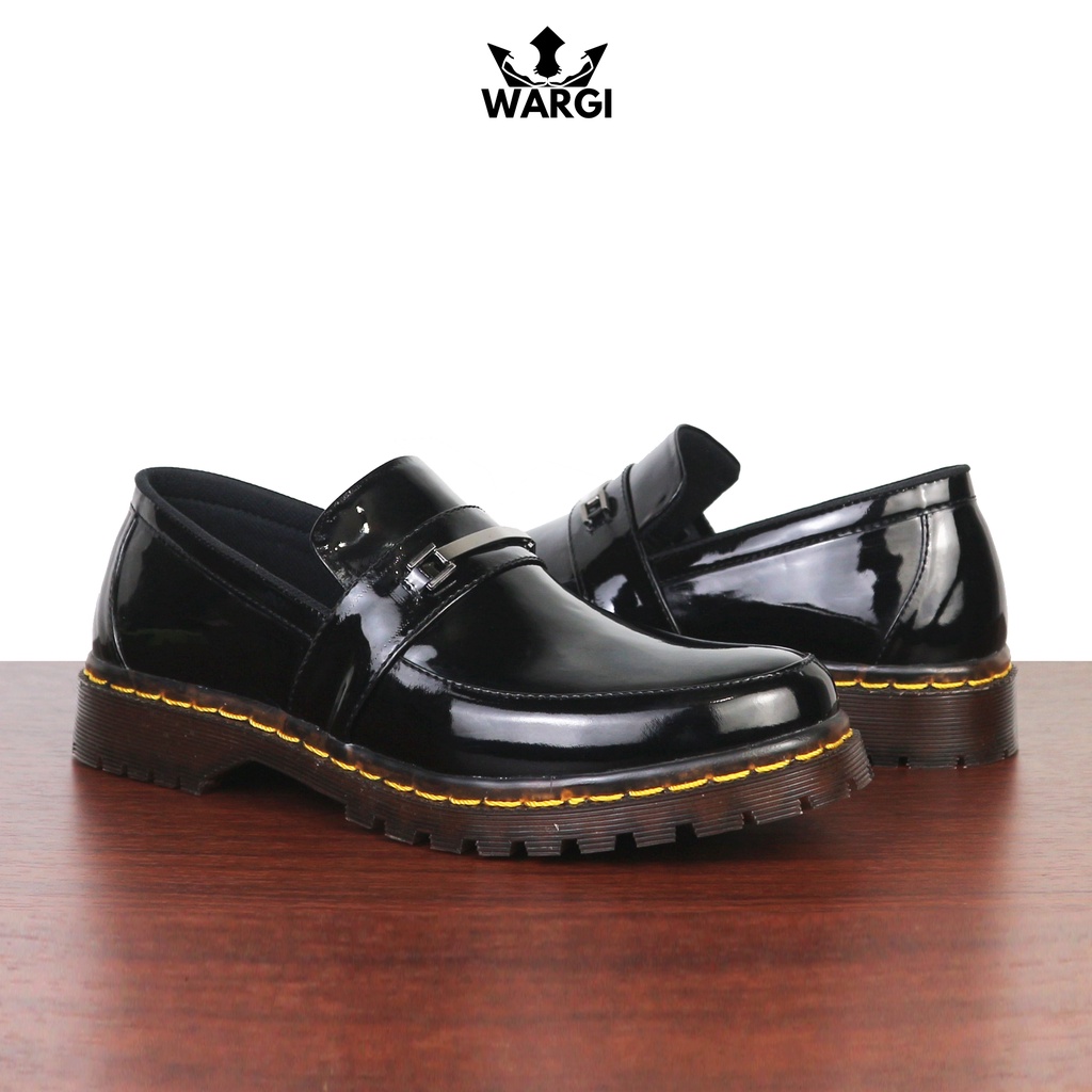 36-40 Wargi Mochy Sepatu Docmart wanita Sepatu Penny Loafers