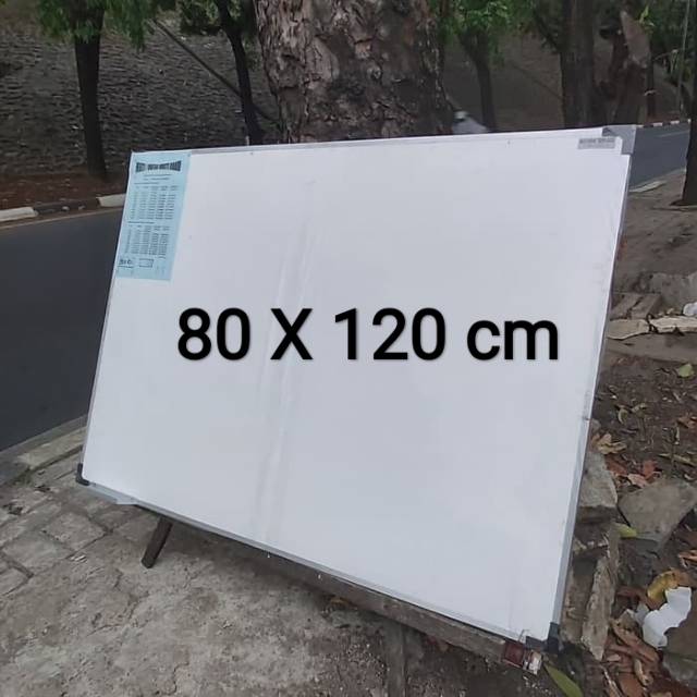 Whiteboard 80 x 120 cm papan tulis sekolah 80 x 120 cm