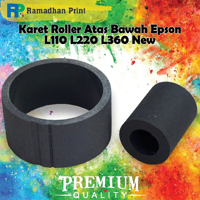 Karet Roller Epson L110 L120 L130 L210 L220 Roll ASF Atas Bawah Printer L300 L310 L350 L360 L550 565