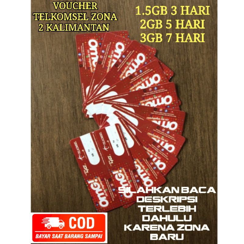 VOUCHER TELKOMSEL ZONA 2 KALIMANTAN