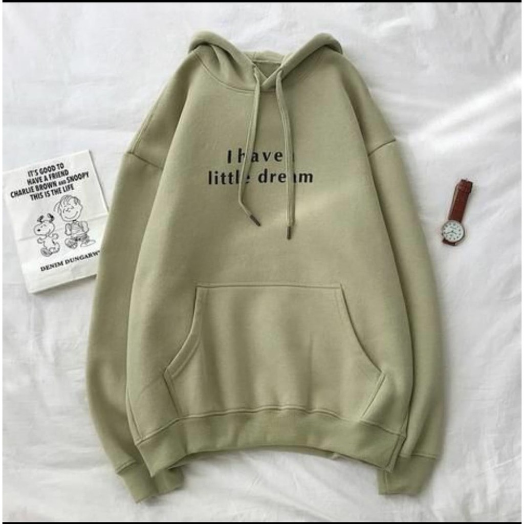 LITTLE DREAM SWEATER HOODIE - JUMPER FLEECE ONE SIZE - HOODIE&amp;SWEATSHIRT