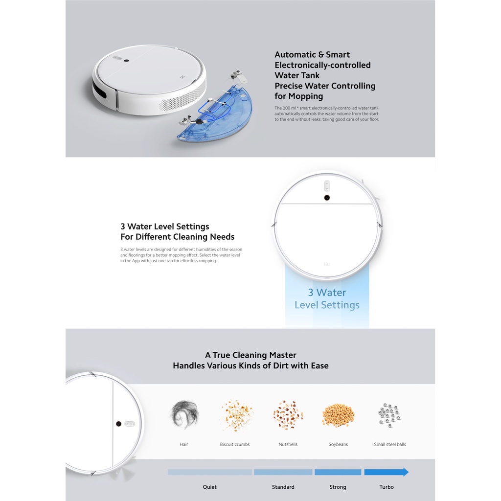 Mi Robot Vacuum-Mop 2C / Mijia Robot Vacuum Cleaner 2C / Mijia Robot Vacuum Cleaner 2C