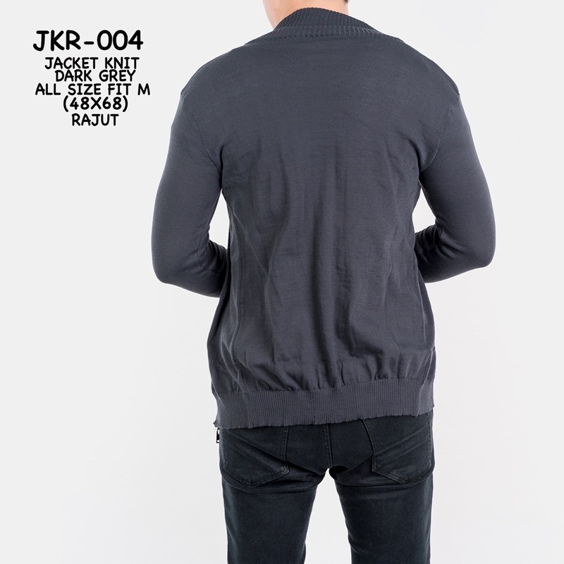 Jaket Cardigan Knit Rajut Pria