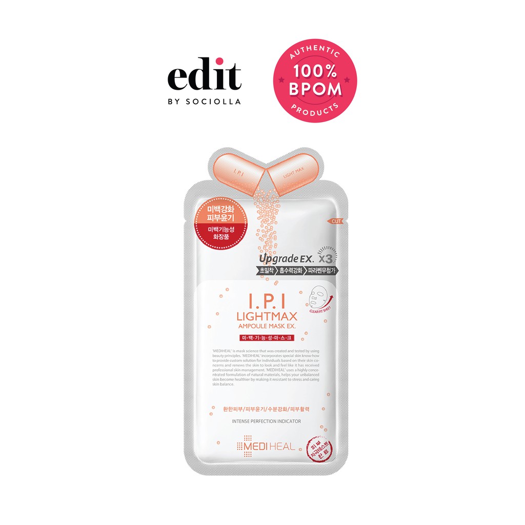 

Mediheal I.P.I Lightmax Ampoule Mask EX - Single Piece - Edit by Sociolla