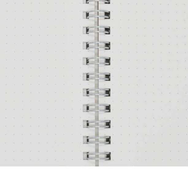 

Î BIG D.i.s.k.o.n MUJI Notebook Dotted Beige with Rubber - buku notes / catatan - A6