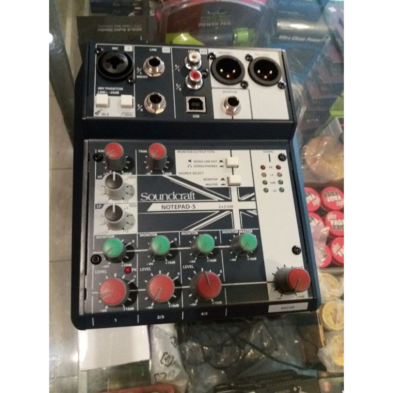 Mixer Soundcraft Notepad 5 original